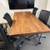 Raw Wooden Dining Room / Conference Room Table 1 thumbnail