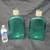 2 Large Green Glass Vases- 15 inch Tall - Made in Spain 1 thumbnail