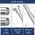 Adjustable Shower Curtain Rod 31-80 Inch 5 thumbnail