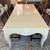 Vintage Scalloped White Lacquered Dining Table 3 thumbnail
