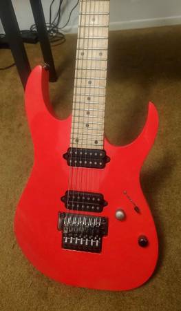 Ibanez RG752M 7 String MIJ Prestige Road Flare Red - $1,950 (Austin)63471309175297124