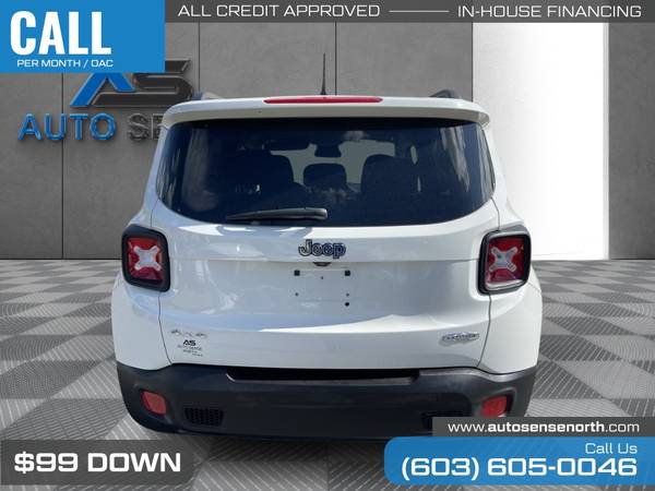- 2015 Jeep Renegade Latitude - $9,998 (Auto Sense)63622676482563123