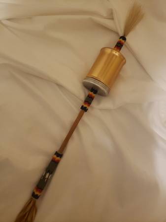 Handcrafted dancing rattle 1