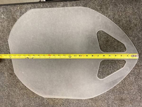 Chef Professional Plastic Cutting Board - 24 x 18 inch Commercial Carv 1