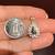 14K White Gold Pendant with Natural Sapphire & Natural Diamonds Stones 7 thumbnail