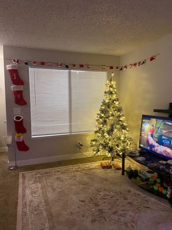 frosted christmas tree 1