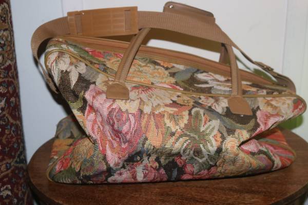 Adolfo Overnight Carry on Duffle Vintage 1980s 1