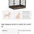 Wooden dog crate furniture m-l 2 thumbnail
