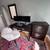 Crate & Barrel Home Office Desk Set + Matching File Cabinets + office Chair 7 thumbnail