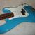 Vintage 1992 Fender Korean Squier series Precision bass in Maui Blue, 5 thumbnail