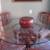 ANTIQUE DECORATIVE HAND-PAINTED ASIAN DEEP WOODEN BOWL WITH FITTED TOP 2 thumbnail