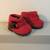 American Girl Lindsey Bergman Meet Outfit  Red Shoes, Stripe Tights 3 thumbnail
