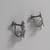 Vintage Oriental ladies silver earrings. 4 thumbnail