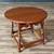 American Colonial Style Round Maple Side Table w/ Turned Legs, c.1930’ 1 thumbnail
