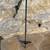 Decorative Black Iron Garden Stake Shaped Like A Watering Can 3 thumbnail