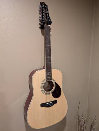 Samick Greg Bennett 12-string acoustic guitar LIKE NEW 1