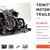 Stand up Motorcycle Trailer Folds For Storage 9 thumbnail