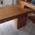 Beautiful solid wood wall unit with two sided desk 2 thumbnail