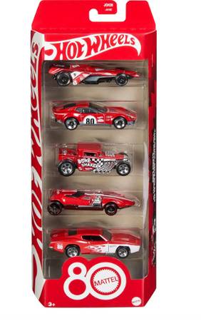 Mattel 80th Anniversary Set of 5 Vehicles 1