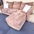 Brown Microfiber Reversible Sectional Couch Sofa 5 thumbnail