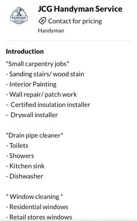 JCG Handy man service 1