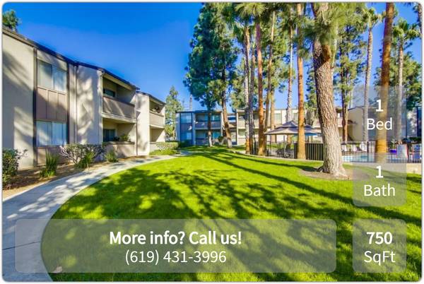 $2,350 / 1br - 750ft2 - Rent affordably in the best location! Just minutes from Campus (La Mesa - Near SDSU)64037223718147122