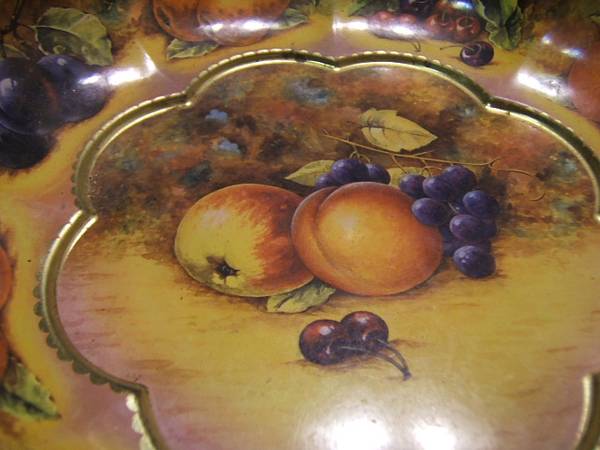 1971 Daher Decorated Ware 10" Tin Fruit Bowl Diseño 951942 Hecho en Inglaterra - $8 (Boise Bench)63469923221377122