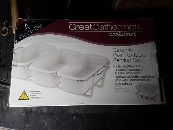 Great Gatherings 4pc Serving Dish 1