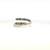 Ladies 14k White Gold Sapphire Bypass Band Ring Size 7.25 11054641 3 thumbnail