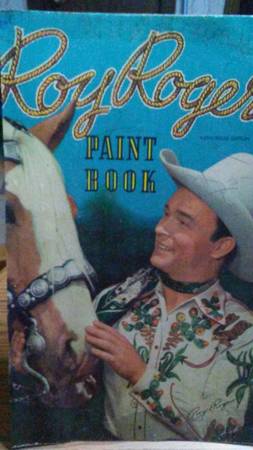 1948 Roy Rogers Paint Book Poster 1