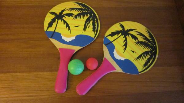 Paddleball Racket Set/ Beach & Outdoor Game 1