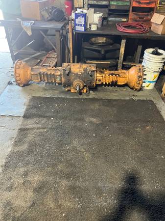Used axle for case 590 1