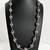 Vtg. 28" Sterling Silver Fluted Bead Chain Necklace 66.5 Grams 3 thumbnail