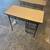 Mid century modern vintage Formica Top Iron Mesh Desk 4 thumbnail