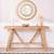Farmhouse A- frame Wood Console Table - Natural🌱 3 thumbnail