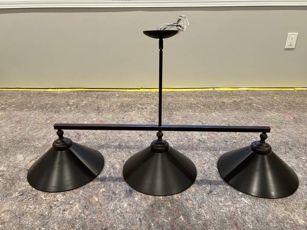3 - Light Kitchen Island Pool Table Cone Pendant 1