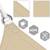 NEW 8' x 10' Sun Shade Sail Rectangle Canopy Patio Cover Sunlight 2 thumbnail