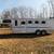 2000 Sundowner Valuelite 4 Horse Gooseneck Slant Trailer w/ Ramp & Dressing Room 1 thumbnail