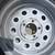 PAINTED 5 LUG TRAILER WHEEL AND TIRE ST205/75R15 3 thumbnail