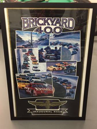 NASCAR Brickyard 400 Inaugural Race, August 6th 1994 Framed Poster 1