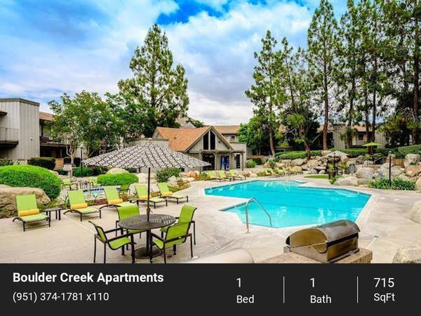 $1,935 / 1br - 715ft2 - Ceiling Fans, Evening Patrol and Monitoring, Poolside Gas Grills (Riverside)64028082085763120