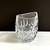 Gorham Crystal Althea 5" Pocket Vase, Vertical Cuts, Oval Shape Crystal Vase 5 thumbnail