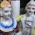 French Royal Court Couple Lamp Mid Century Ceramic Andrea Sadek Japan 7 thumbnail
