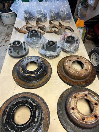 6k Hubs, Rotors and Calipers and Brackets 1