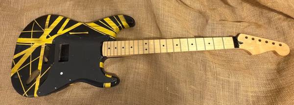 Jacobs EVH Style/ Electric Guitar 200 year old Barncaster Body- HandMa 1