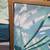 Pair of Tropical Coloring Palms Painted over Canvas Print & Gold Trim! 6 thumbnail
