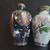 Chinese Cloisonne Brass Carved Vases 2pc 5 thumbnail