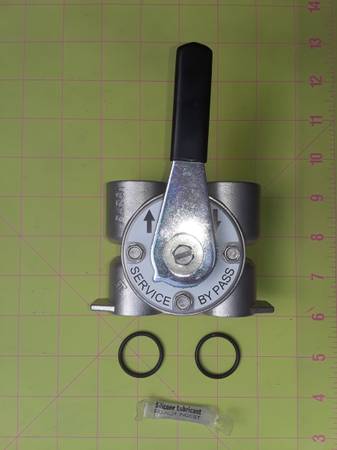 Fleck bypass valve - stainless steel - brand new 1