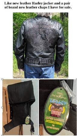 Harley Davidson Eagle Jacket & Chaps 1
