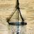 Glass + Black Metal Bell Pendant Hanging Chandelier Light Fixture 3 Li 1 thumbnail
